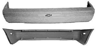 Aftermarket BUMPER COVERS for CHEVROLET - CAVALIER, CAVALIER,88-90,Rear bumper cover