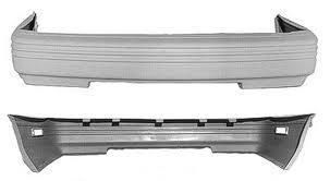 Aftermarket BUMPER COVERS for CHEVROLET - CAVALIER, CAVALIER,91-92,Rear bumper cover