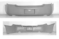Aftermarket BUMPER COVERS for CHEVROLET - IMPALA, IMPALA,06-09,Rear bumper cover