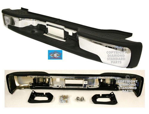 Aftermarket METAL REAR BUMPERS for CHEVROLET - TAHOE, SUBURBAN,00-6,REAR BUMPER CHROME ASSY