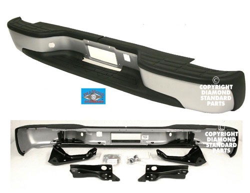 Aftermarket METAL REAR BUMPERS for GMC - SIERRA 1500, SIERRA 1500,99-05,Rear bumper assembly