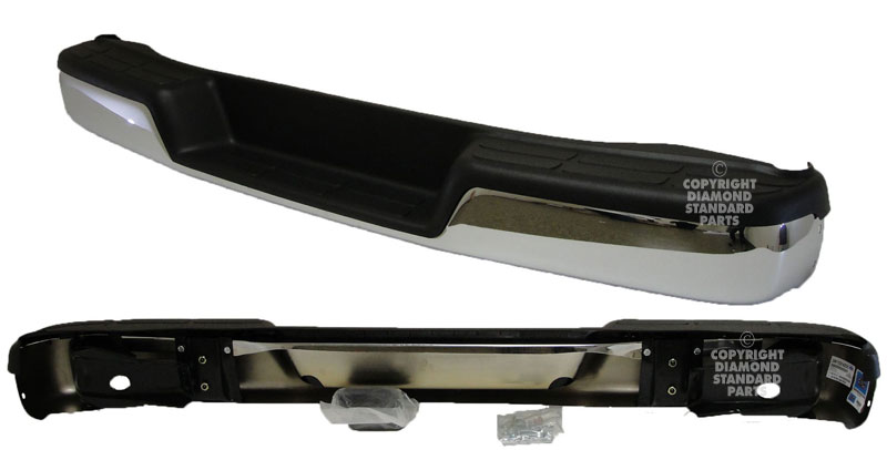 Aftermarket METAL REAR BUMPERS for CHEVROLET - EXPRESS 3500, EXPRESS 3500,96-23,Rear bumper assembly