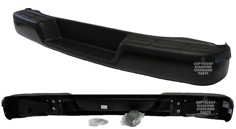 Aftermarket BRACKETS for CHEVROLET - EXPRESS 1500, EXPRESS 1500,96-14,Rear bumper assembly