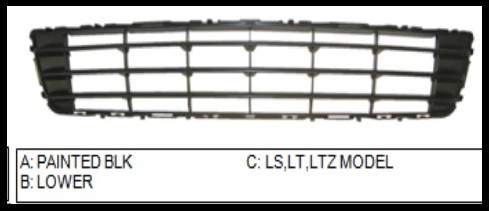 Aftermarket GRILLES for CHEVROLET - MALIBU, MALIBU,06-08,Grille assy