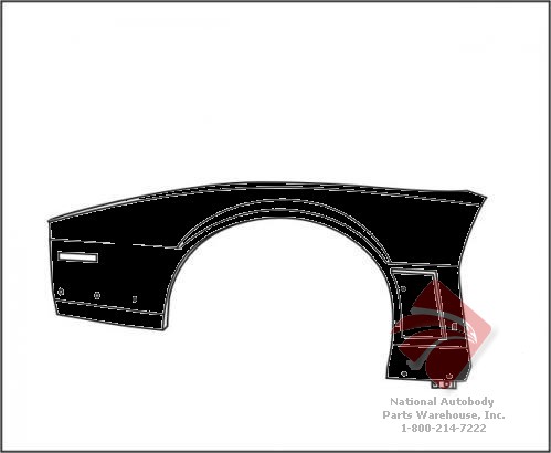 Aftermarket FENDERS for PONTIAC - FIREBIRD, FIREBIRD,82-84,LT Front fender assy