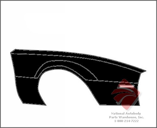 Aftermarket FENDERS for PONTIAC - FIREBIRD, FIREBIRD,82-84,RT Front fender assy
