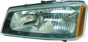 Aftermarket HEADLIGHTS for CHEVROLET - SILVERADO 1500 CLASSIC, SILVERADO 1500 CLASSIC,07-07,LT Headlamp assy composite