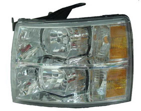 Aftermarket HEADLIGHTS for CHEVROLET - SILVERADO 1500, SILVERADO 1500,07-13,LT Headlamp assy composite