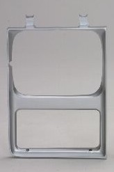 Aftermarket HEADLIGHT DOOR/BEZEL for GMC - C1500 SUBURBAN, C1500 SUBURBAN,85-86,RT Headlamp door
