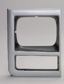 Aftermarket HEADLIGHT DOOR/BEZEL for GMC - R1500 SUBURBAN, R1500 SUBURBAN,88-91,RT Headlamp door