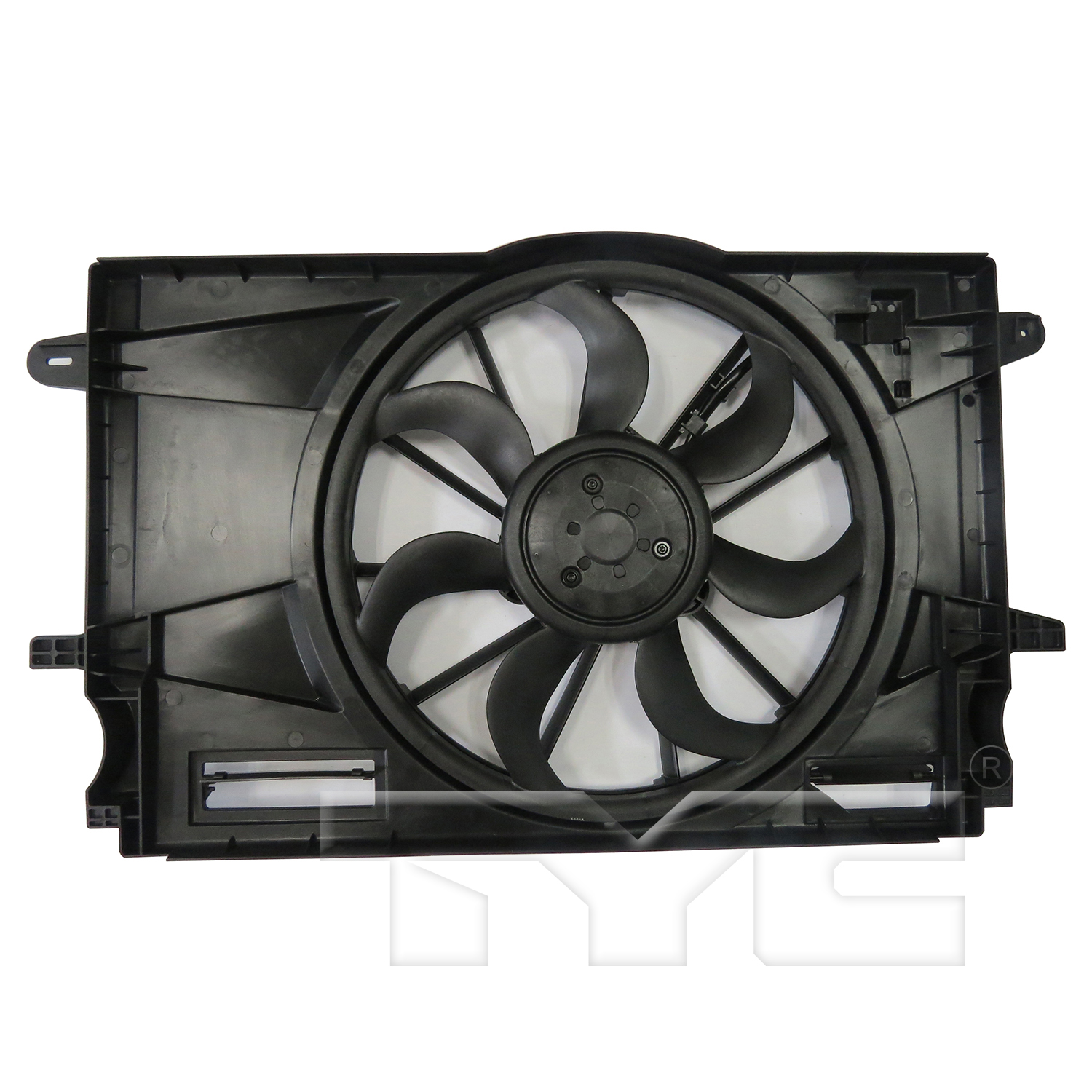 Aftermarket FAN ASSEMBLY/FAN SHROUDS for CHEVROLET - CRUZE, CRUZE,17-19,Radiator cooling fan assy