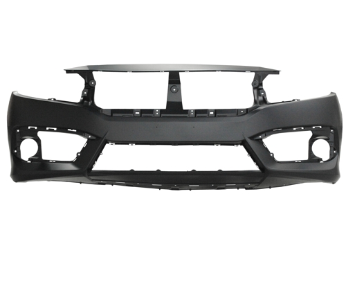 Aftermarket BUMPER COVERS for HONDA - CIVIC, CIVIC,16-16,Front bumper cover