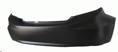 Aftermarket BUMPER COVERS for HONDA - CIVIC, CIVIC,12-12,Rear bumper cover