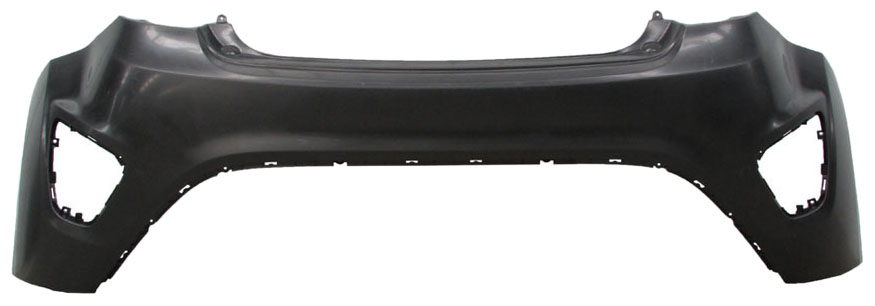 Aftermarket BUMPER COVERS for HYUNDAI - VELOSTER, VELOSTER,13-17,Rear bumper cover