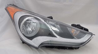 Aftermarket HEADLIGHTS for HYUNDAI - VELOSTER, VELOSTER,12-17,RT Headlamp assy composite