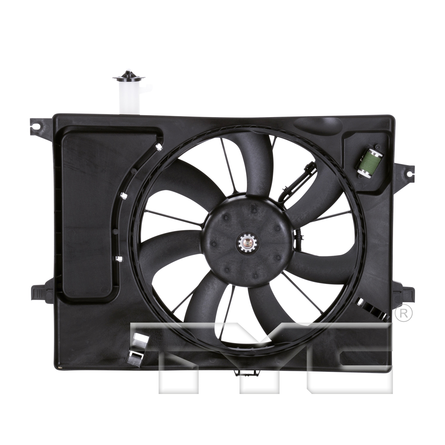 Aftermarket FAN ASSEMBLY/FAN SHROUDS for HYUNDAI - ELANTRA, ELANTRA,11-14,Radiator cooling fan assy