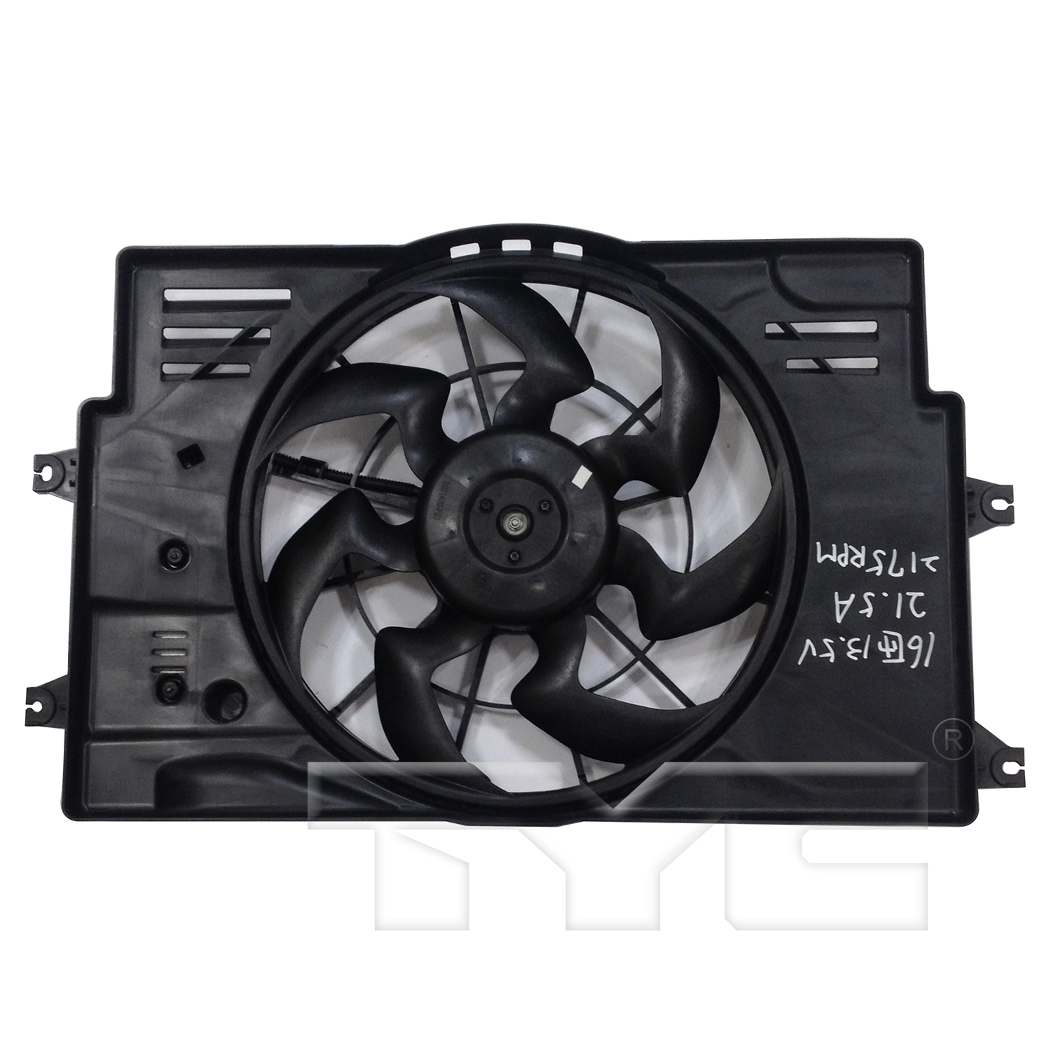 Aftermarket FAN ASSEMBLY/FAN SHROUDS for HYUNDAI - ELANTRA, ELANTRA,17-18,Radiator cooling fan assy