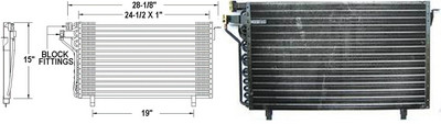 Aftermarket AC CONDENSERS for INFINITI - J30, J30,95-97,Air conditioning condenser