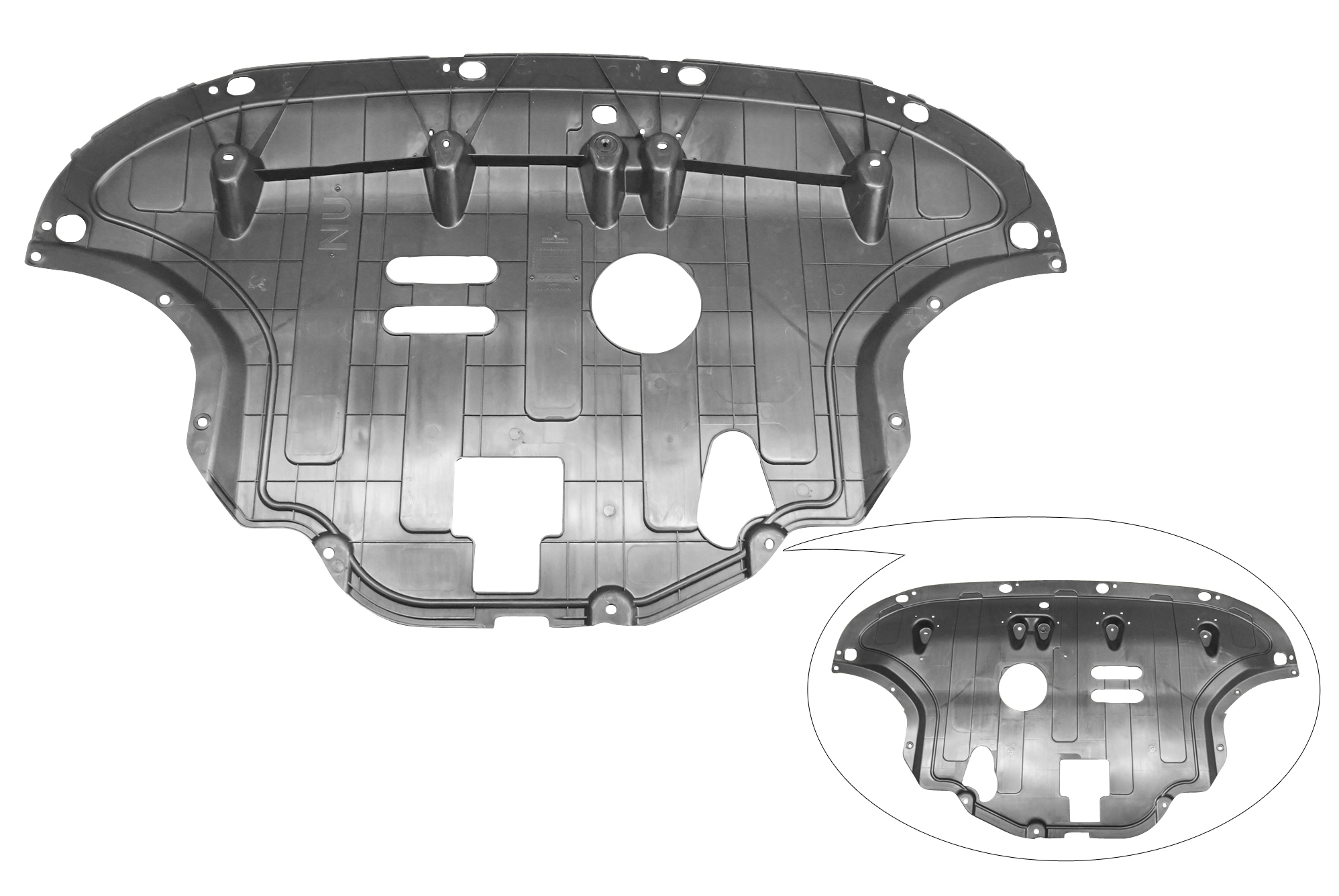 Aftermarket UNDER ENGINE COVERS for KIA - SOUL, SOUL,20-23,Lower engine cover