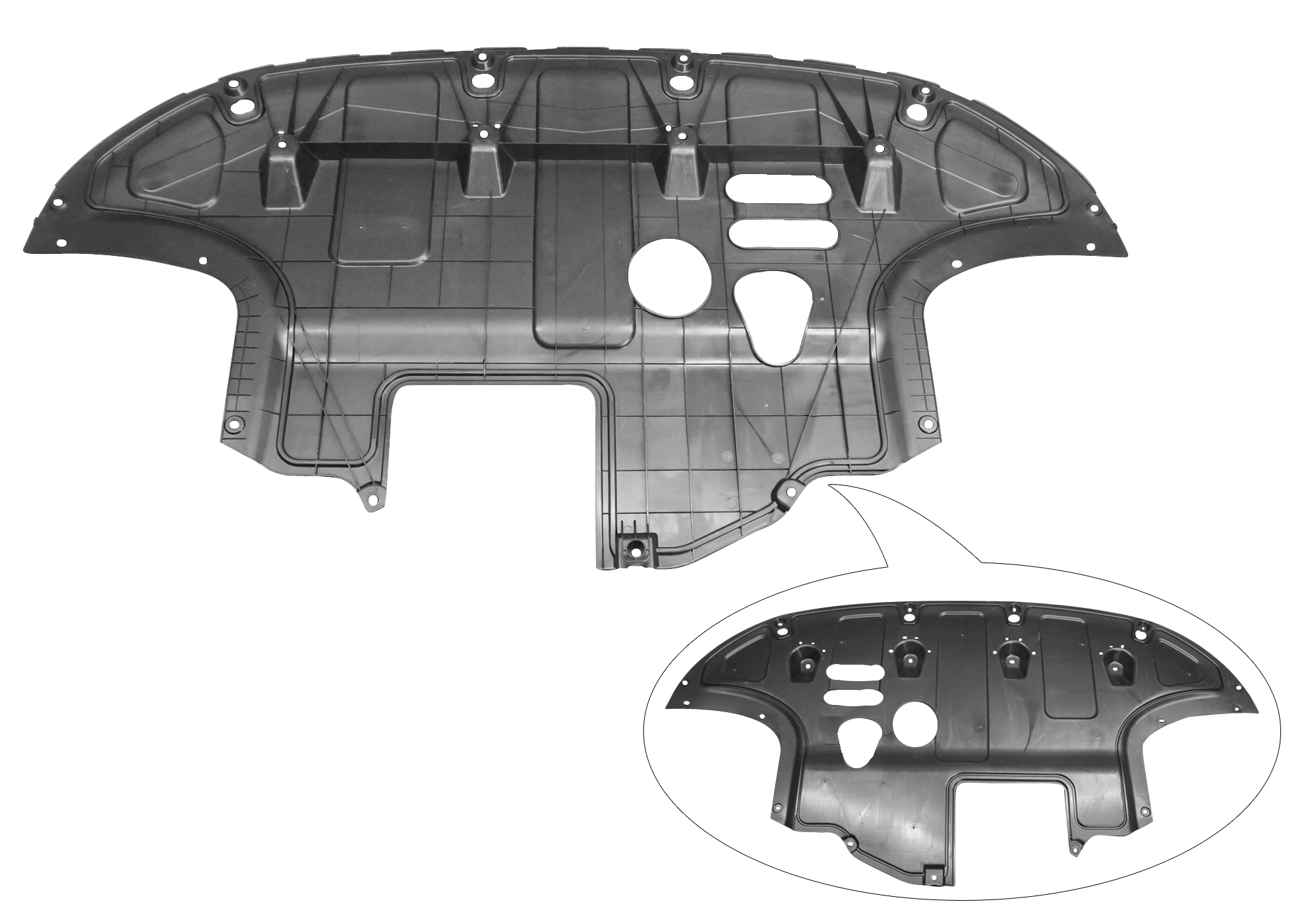 Aftermarket UNDER ENGINE COVERS for KIA - FORTE, FORTE,19-23,Lower engine cover