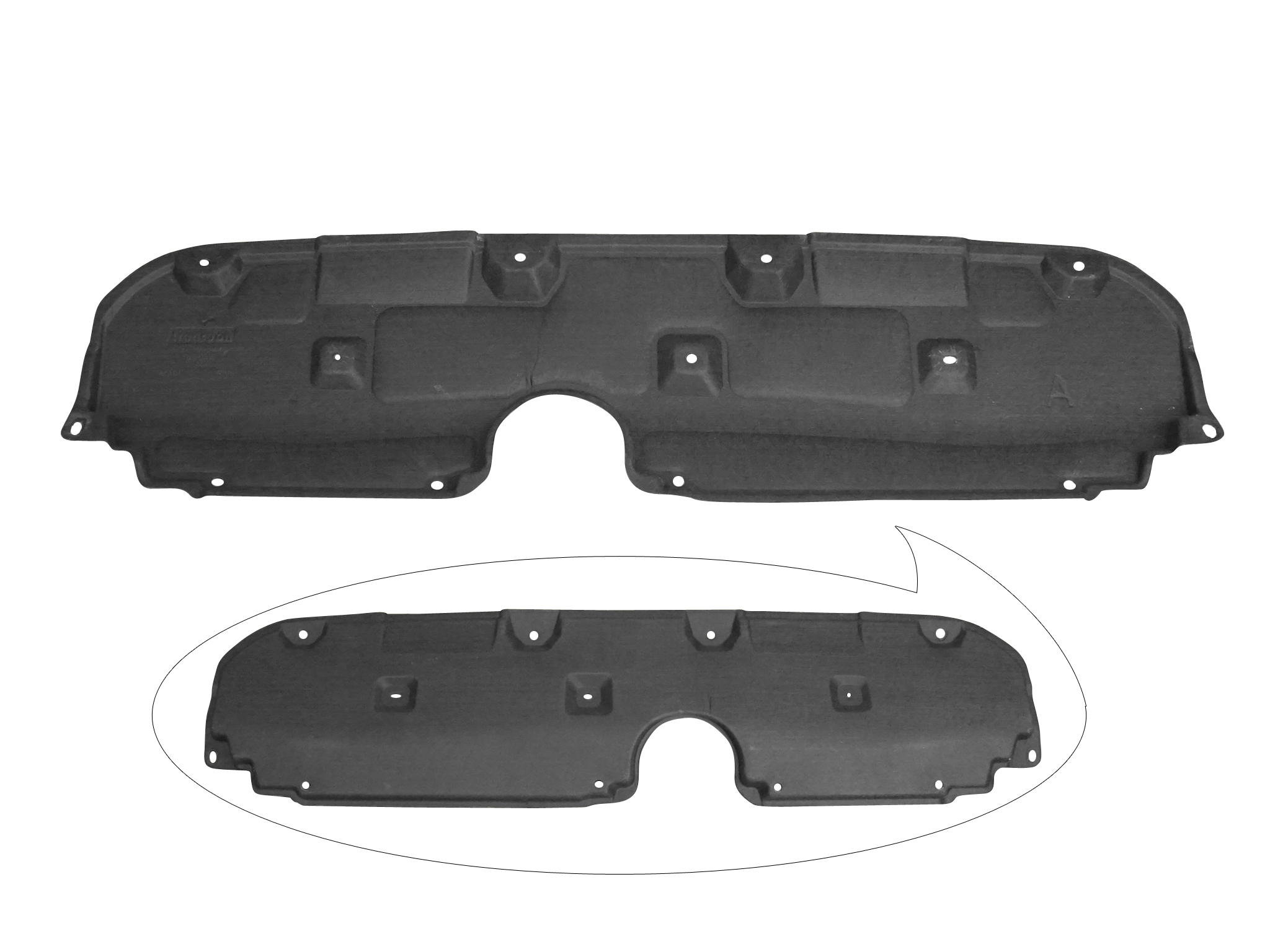 Aftermarket UNDER ENGINE COVERS for LEXUS - NX200T, NX200t,15-17,Lower engine cover