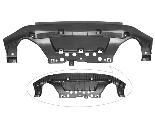 Aftermarket BRACKETS for MAZDA - 3, 3,17-18,Front bumper cover support