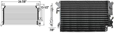 Aftermarket AC CONDENSERS for MAZDA - 323, 323,95-95,Air conditioning condenser
