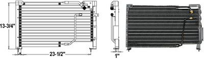 Aftermarket AC CONDENSERS for MAZDA - PROTEGE, PROTEGE,90-95,Air conditioning condenser
