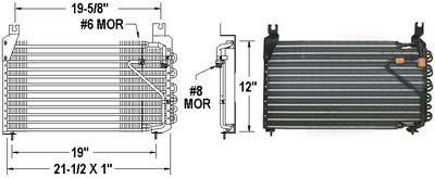 Aftermarket AC CONDENSERS for MAZDA - 323, 323,88-89,Air conditioning condenser