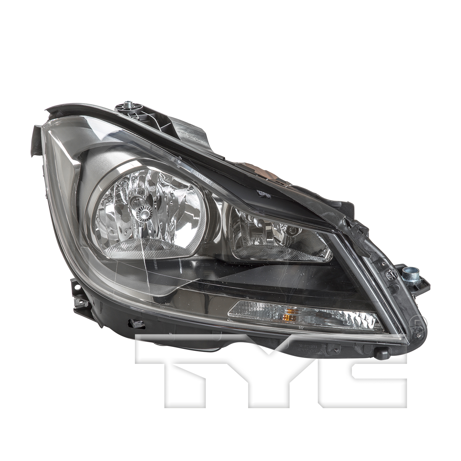 Aftermarket HEADLIGHTS for MERCEDES-BENZ - C63 AMG, C63 AMG,12-15,RT Headlamp assy composite