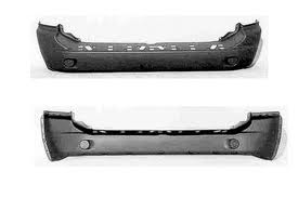 Aftermarket BUMPER COVERS for MITSUBISHI - MONTERO SPORT, MONTERO SPORT,97-98,Rear bumper cover