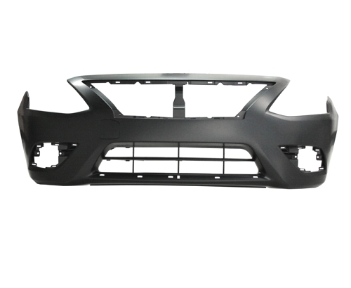 Aftermarket BUMPER COVERS for NISSAN - VERSA, VERSA,15-18,Front bumper cover