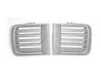 Aftermarket METAL FRONT BUMPERS for NISSAN - PATHFINDER, PATHFINDER,87-92,Rear bumper face bar