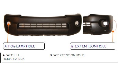 Aftermarket BUMPER COVERS for TOYOTA - TACOMA, TACOMA,05-11,Front bumper cover