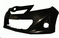 Aftermarket BUMPER COVERS for TOYOTA - YARIS, YARIS,12-14,Front bumper cover