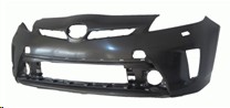 Aftermarket BUMPER COVERS for TOYOTA - PRIUS PLUG-IN, PRIUS PLUG-IN,12-15,Front bumper cover