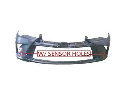 Aftermarket BUMPER COVERS for TOYOTA - CAMRY, CAMRY,15-17,Front bumper cover