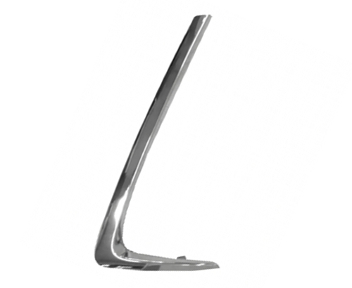 Aftermarket MOLDINGS for TOYOTA - YARIS, YARIS,16-20,RT Front bumper molding
