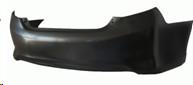 Aftermarket BUMPER COVERS for TOYOTA - CAMRY, CAMRY,12-14,Rear bumper cover