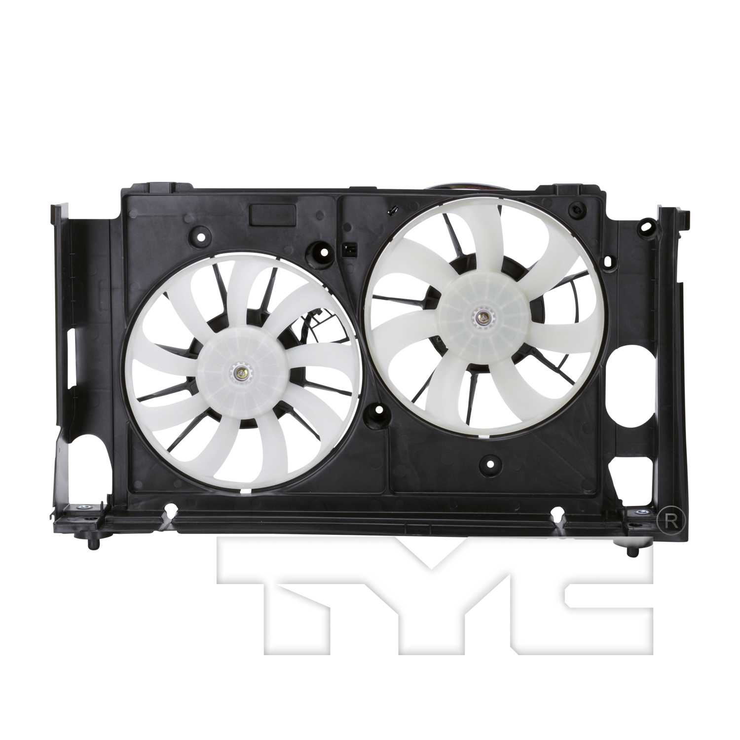 Aftermarket FAN ASSEMBLY/FAN SHROUDS for TOYOTA - PRIUS PLUG-IN, PRIUS PLUG-IN,12-15,Radiator cooling fan assy